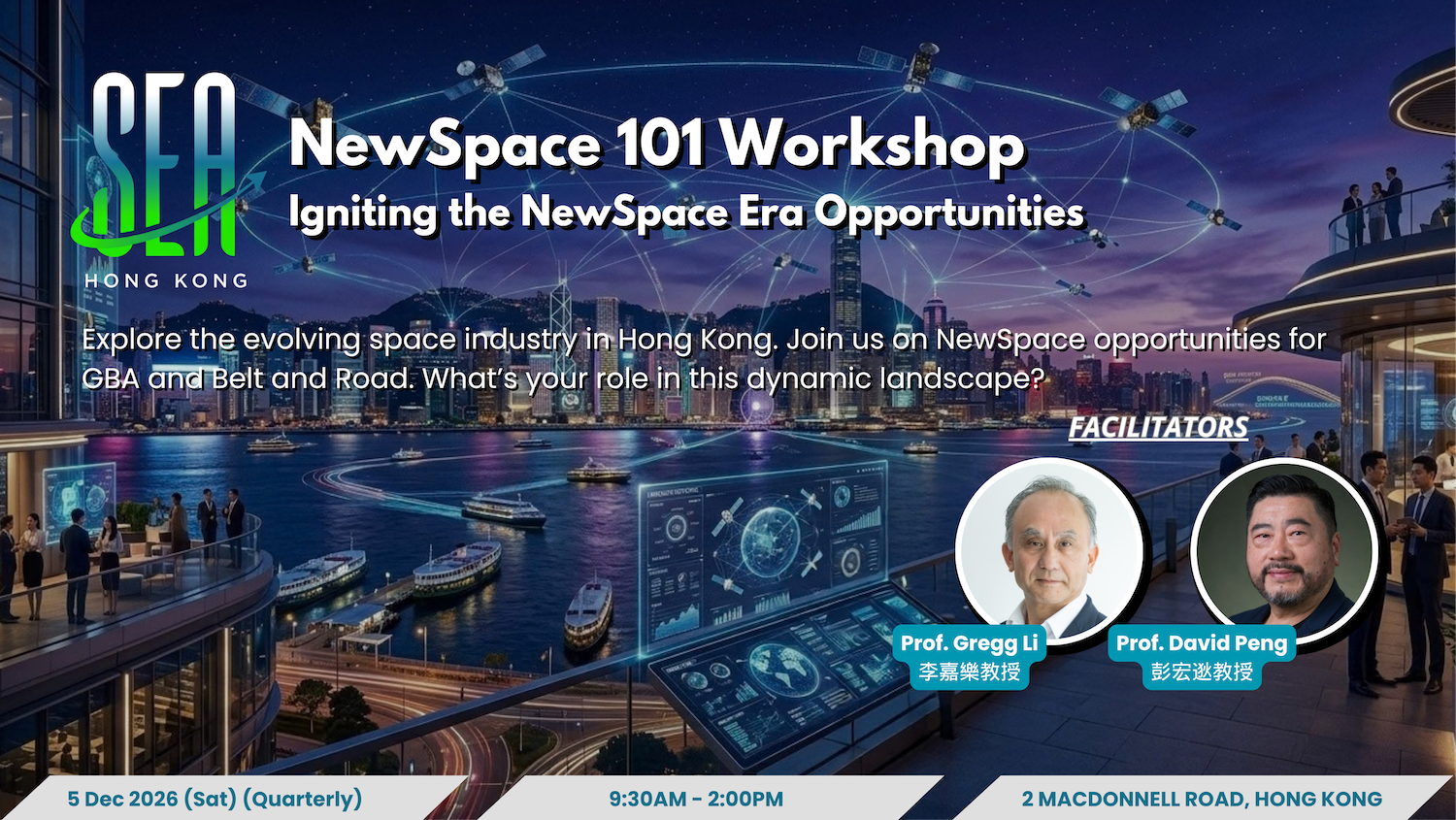 NewSpace 101: Igniting the NewSpace Era Opportunities event banner